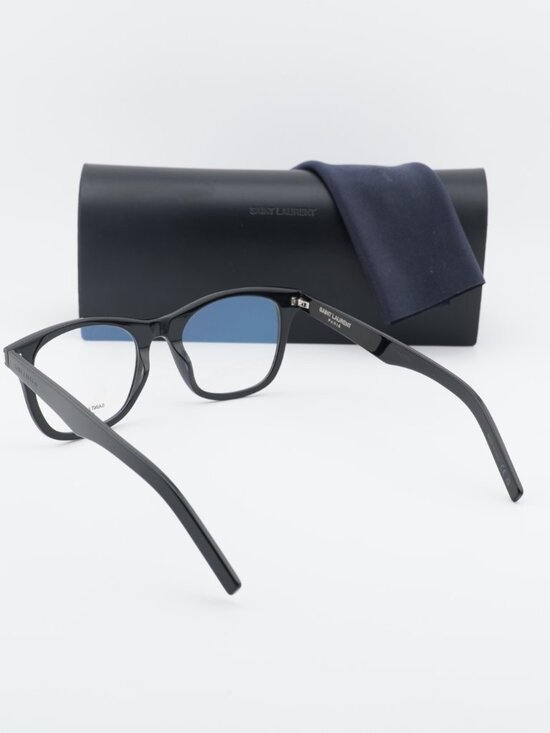 Saint Laurent SL286 SLIM 001 Square Eyeglasses – Black 50mm main image 6
